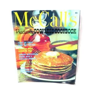 McCall's Cookless Cookbook 1965 Recipes Kitchen Holiday Canned Foods